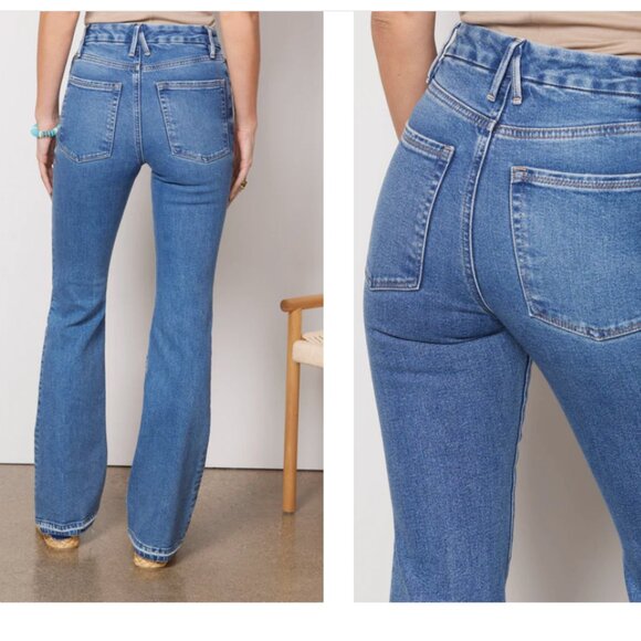 Good American Good Classic High Rise Boot Jean - women's 28 / 6 - Picture 2 of 12